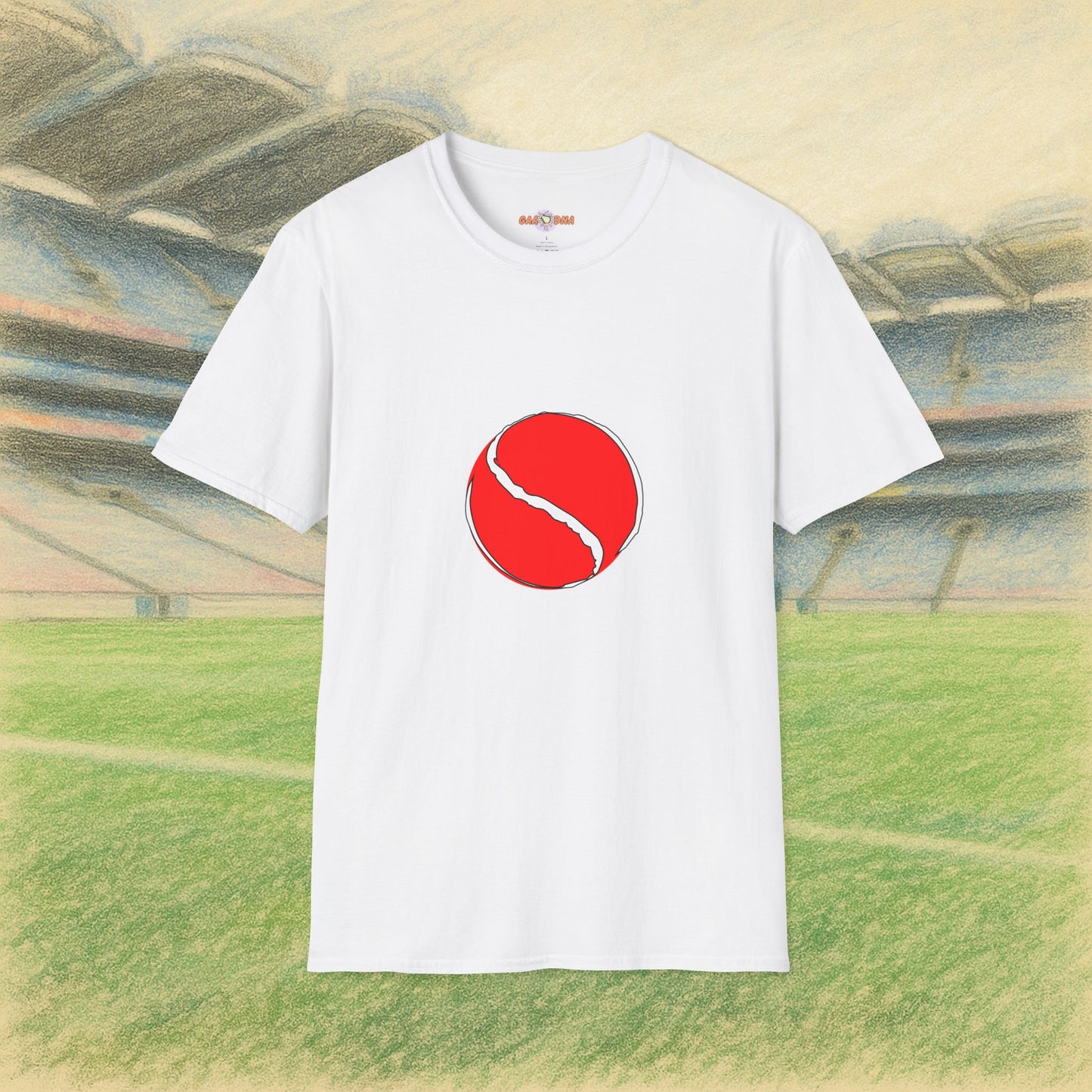 Customise Red & White Sliotar Tee