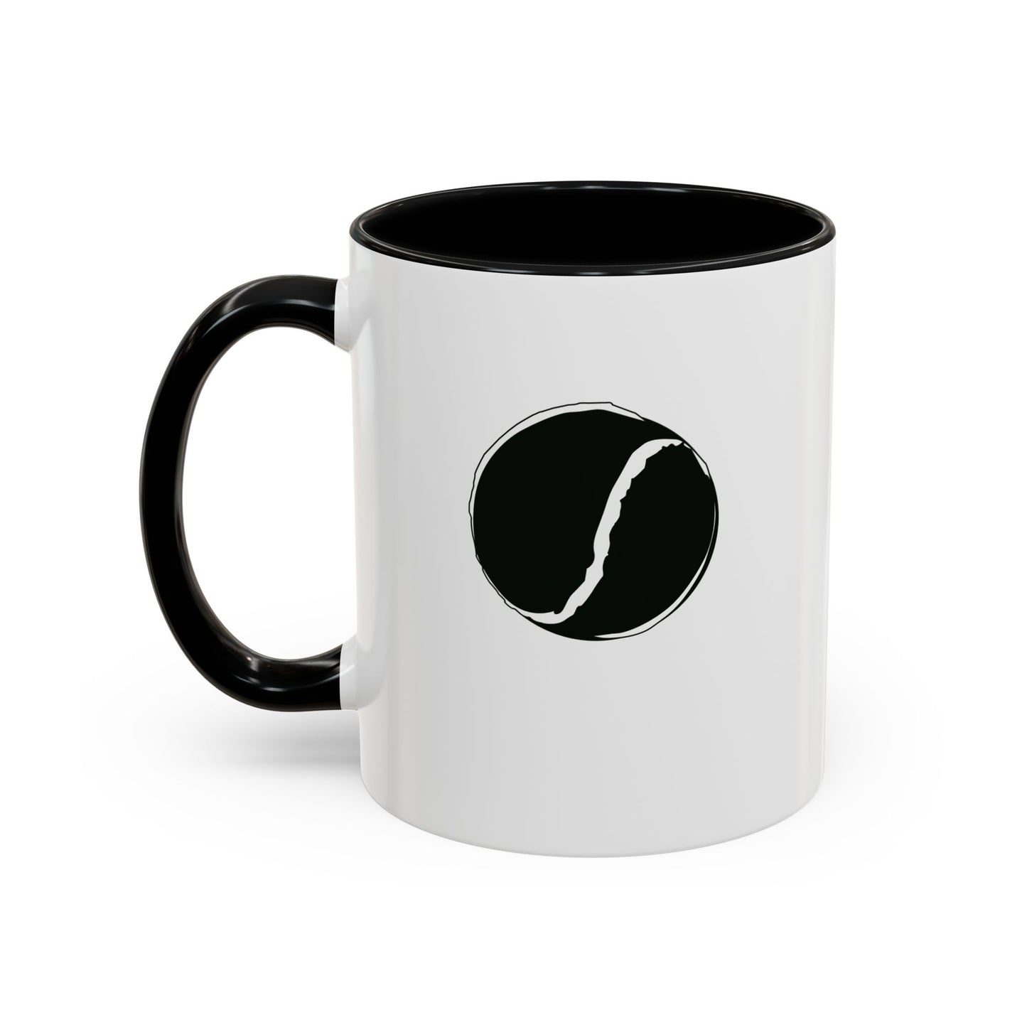 Customise Black & White Sliotar Coffee Mug