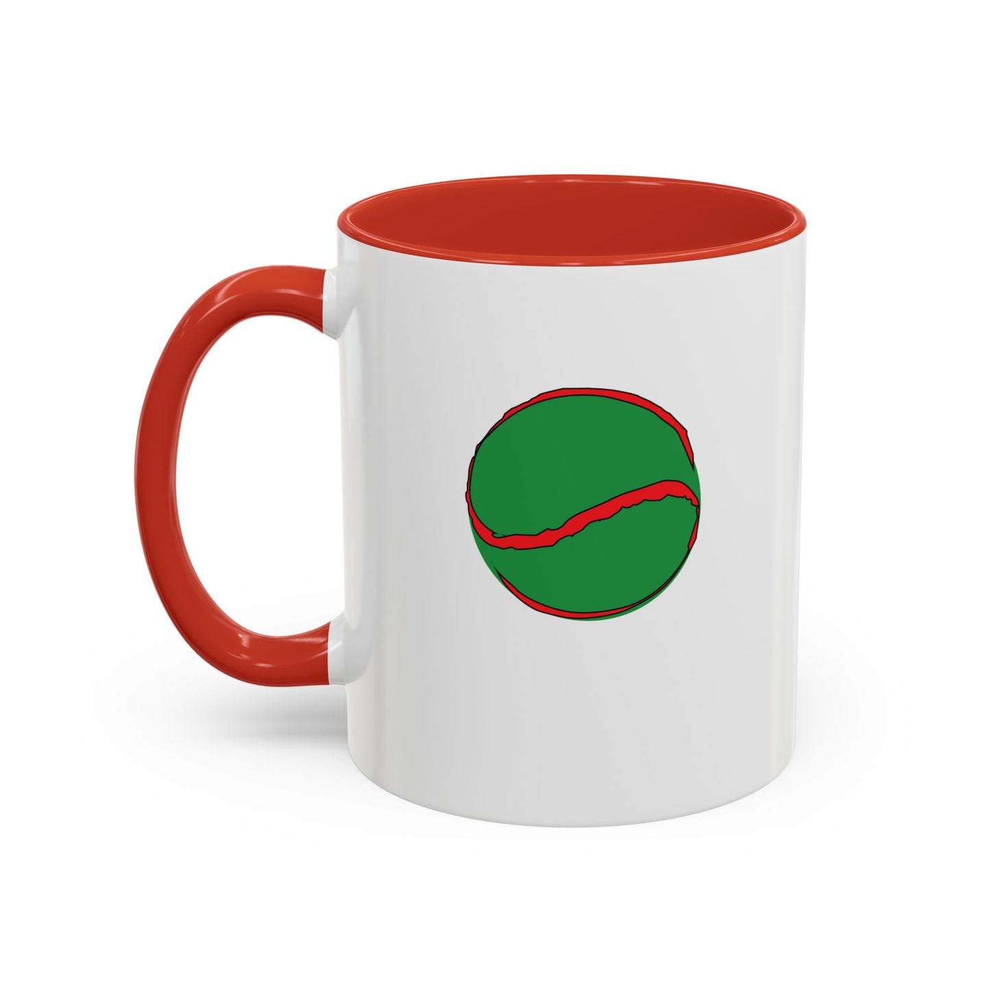 Customise Red & Green Sliotar Coffee Mug