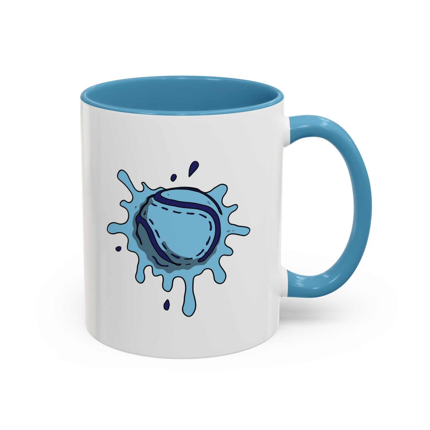 Navy & Blue Sliotar Splat! Coffee Mug