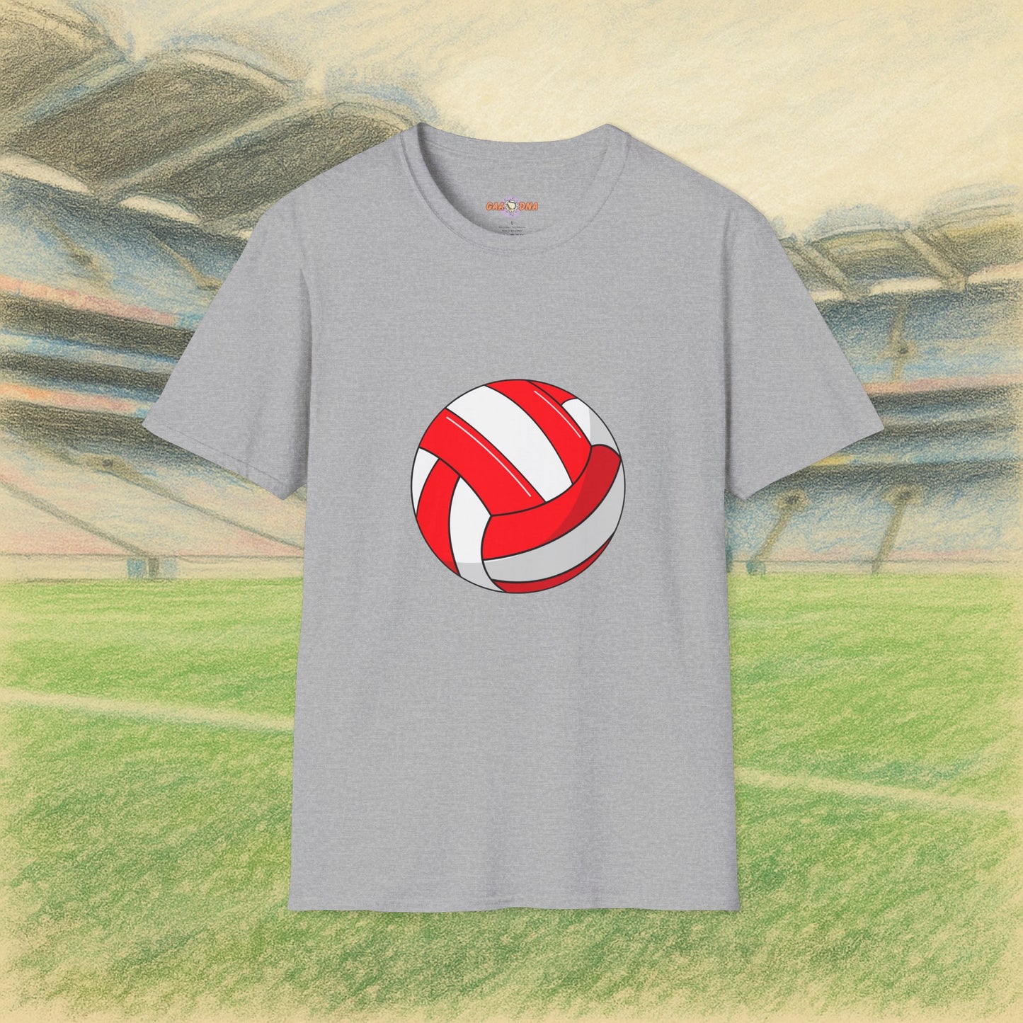 Customise Red & White Gaelic Football Tee