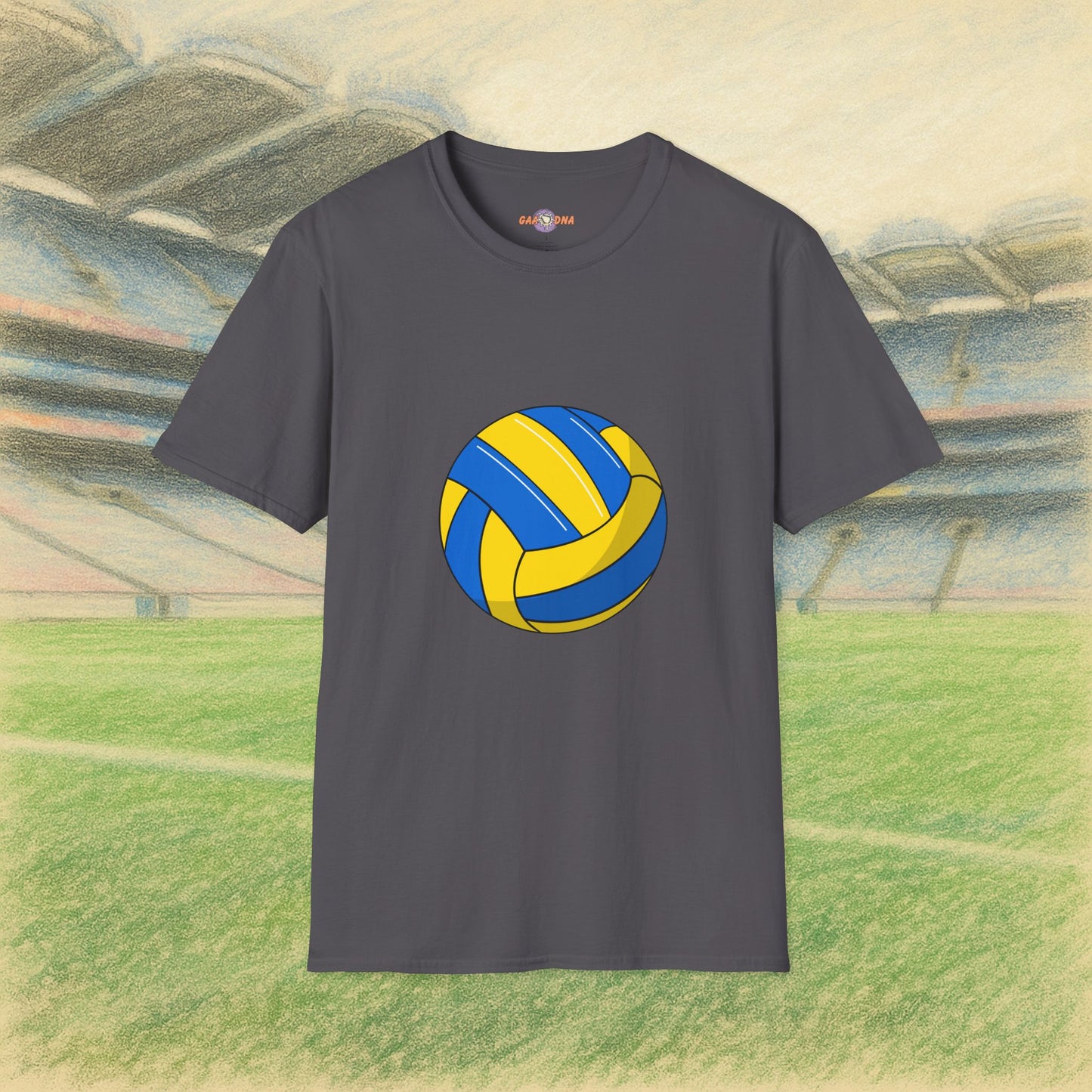 Custom Yellow & Blue Gaelic Tee