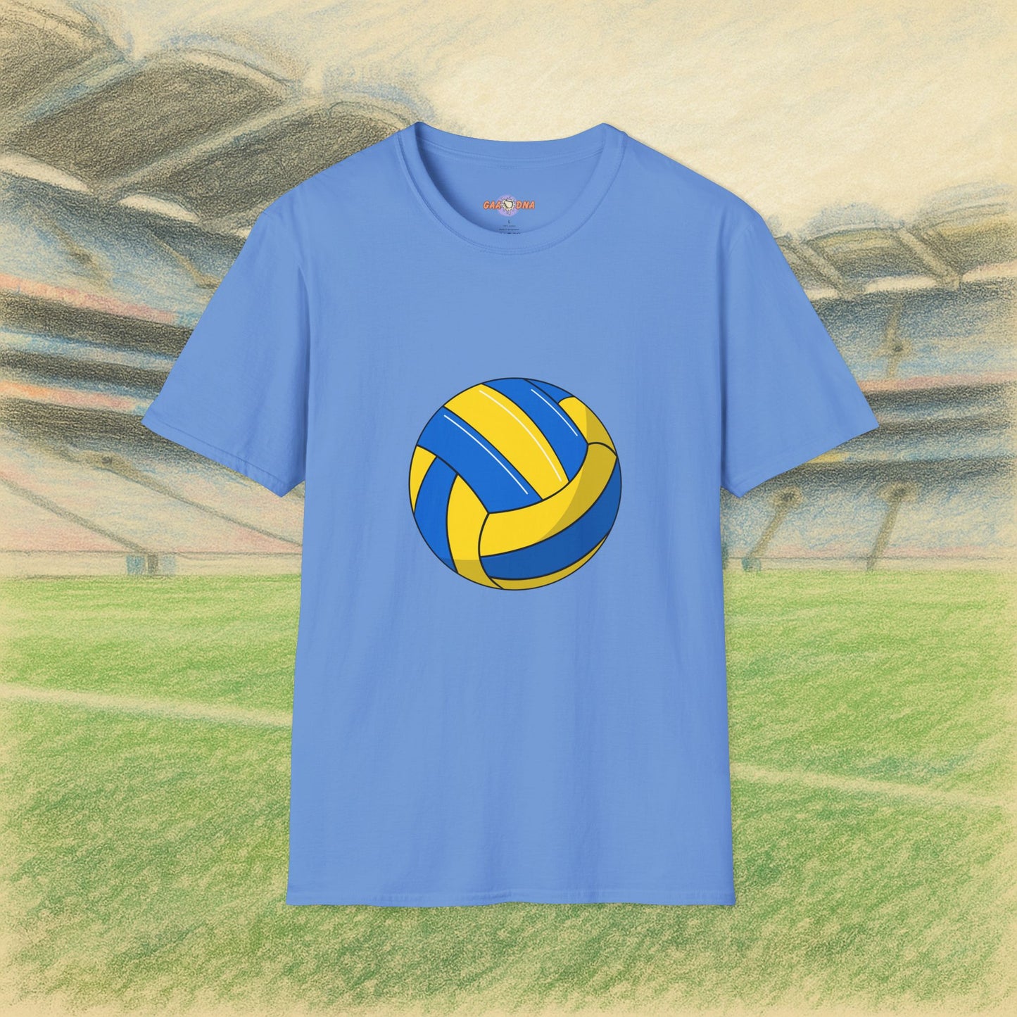 Custom Yellow & Blue Gaelic Tee