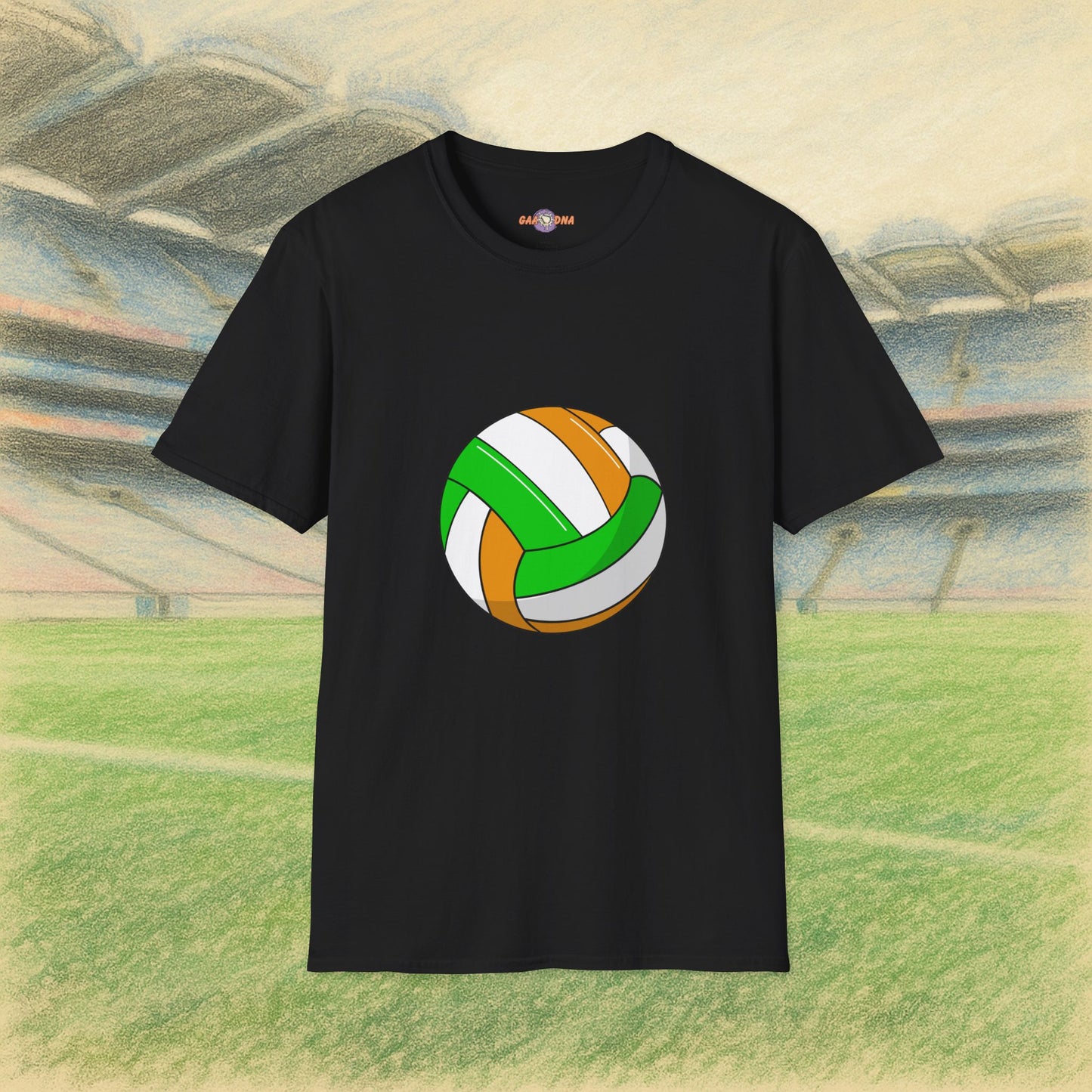 Customise Green, White & Gold Gaelic Football Tee