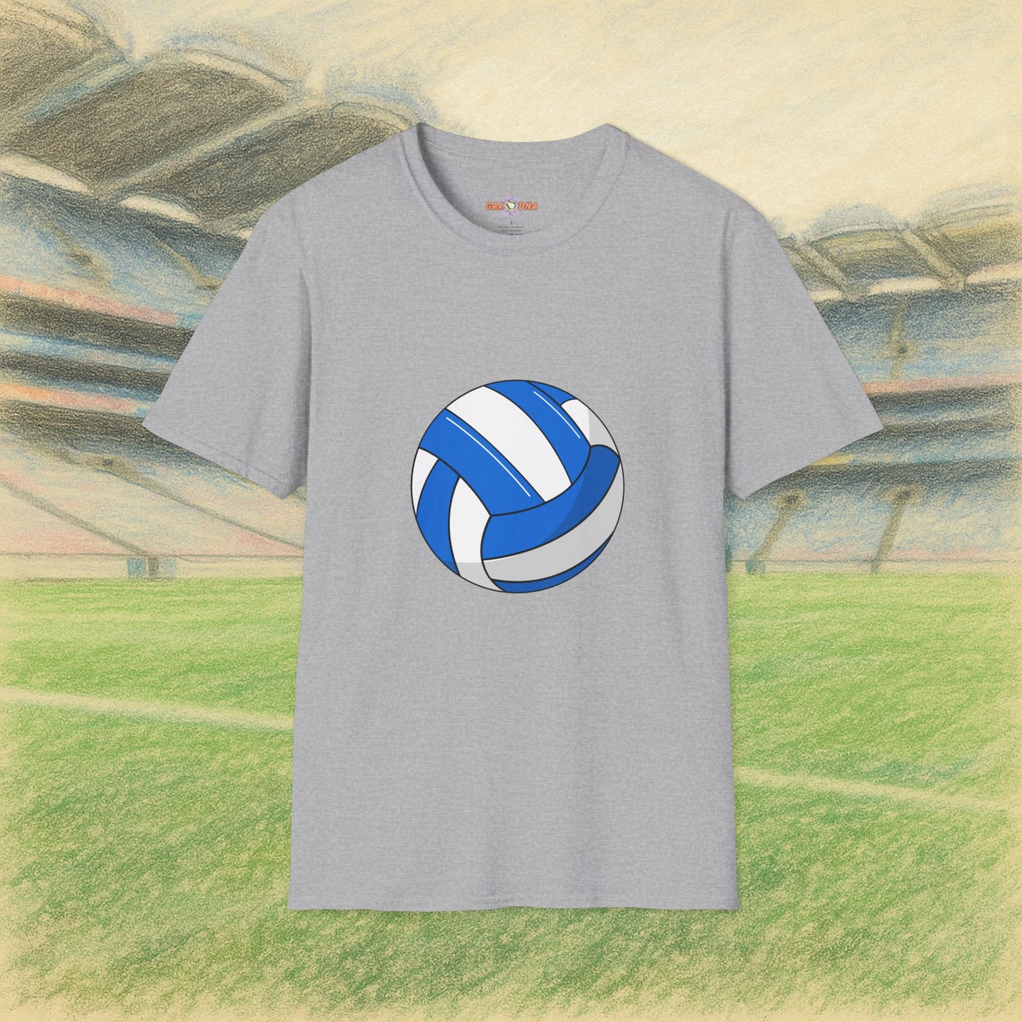 Customise Blue & White Gaelic Football Tee