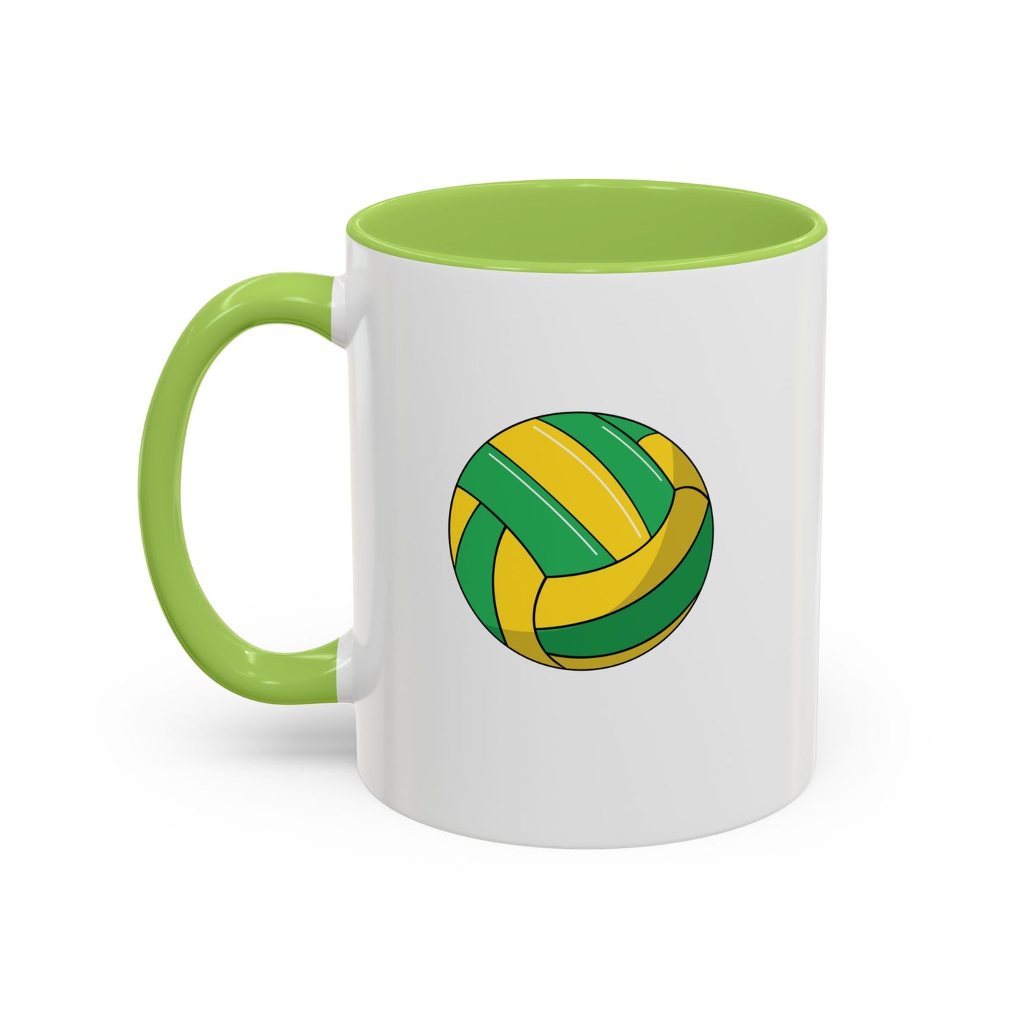 Custom Green & Yellow Gaelic Football Coffee Mug