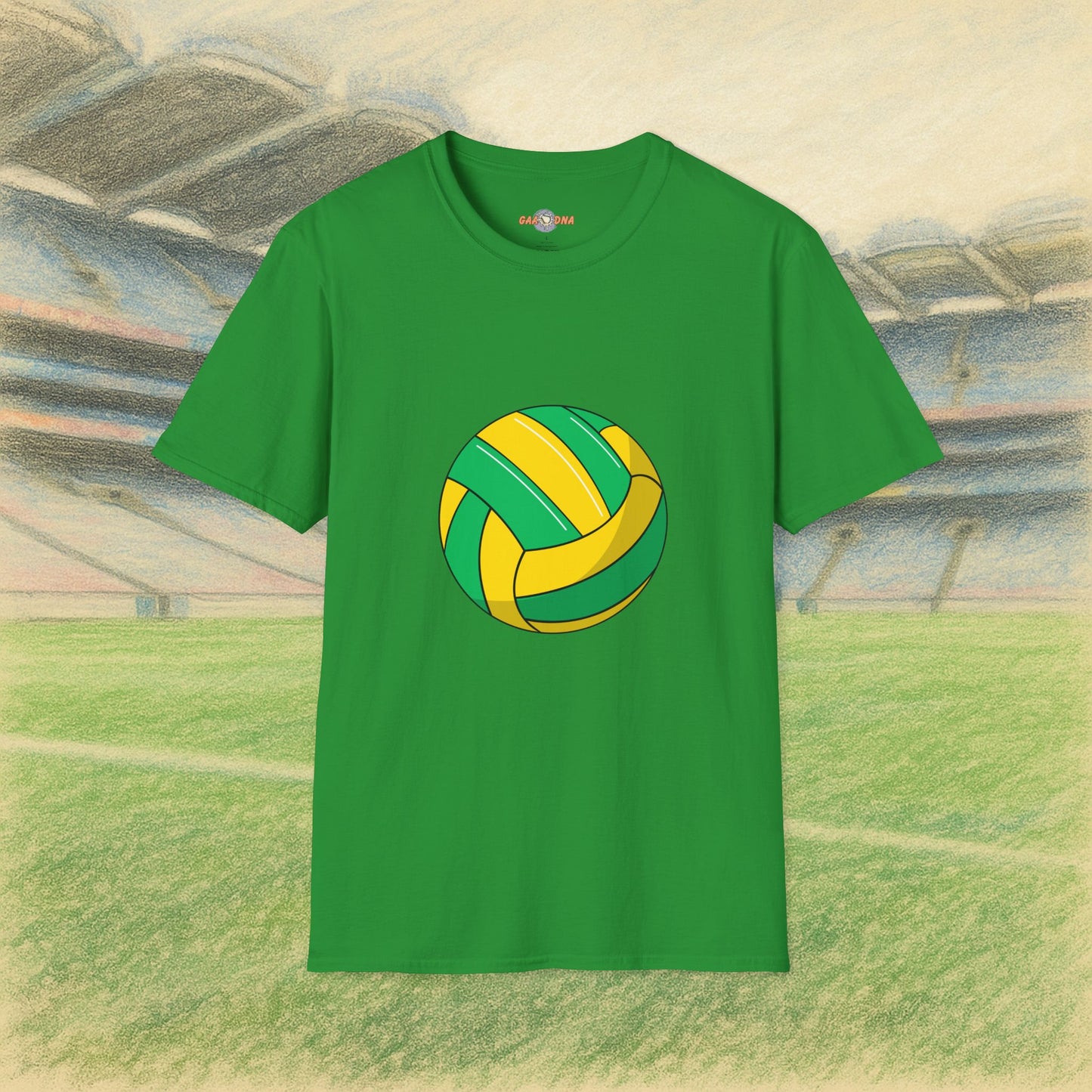 Customise Green & Yellow Gaelic Football