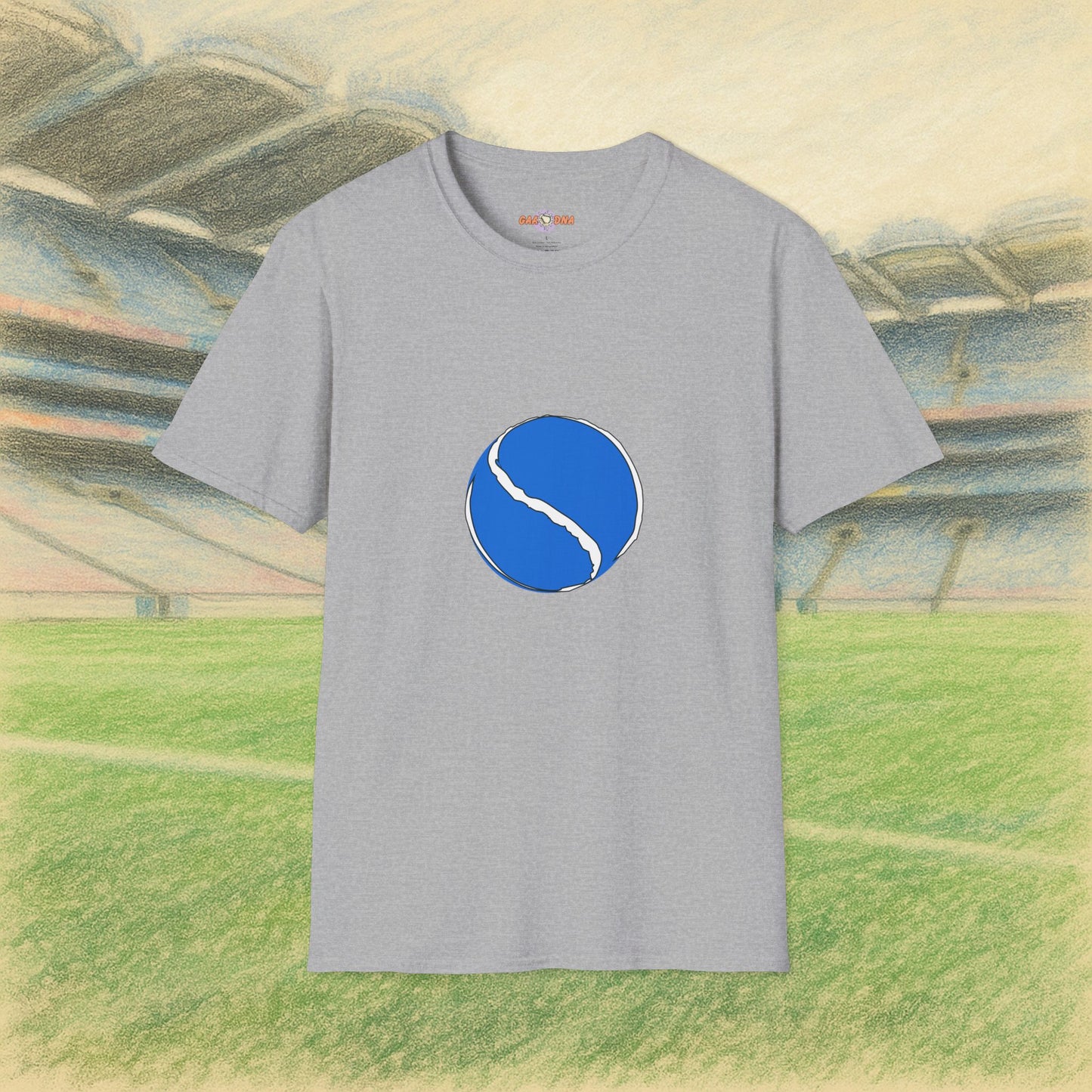 Customise Blue & White Sliotar Tee