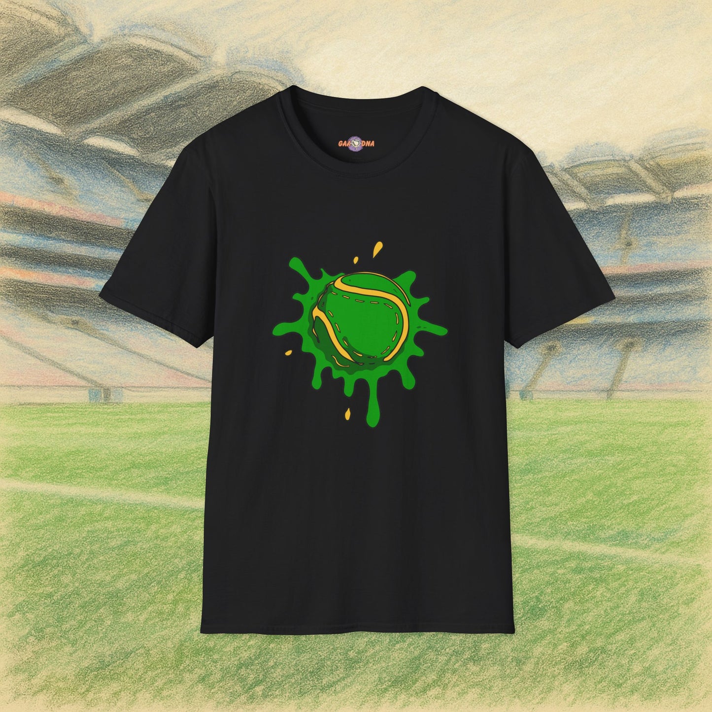 Green & Yellow Sliotar Splat!