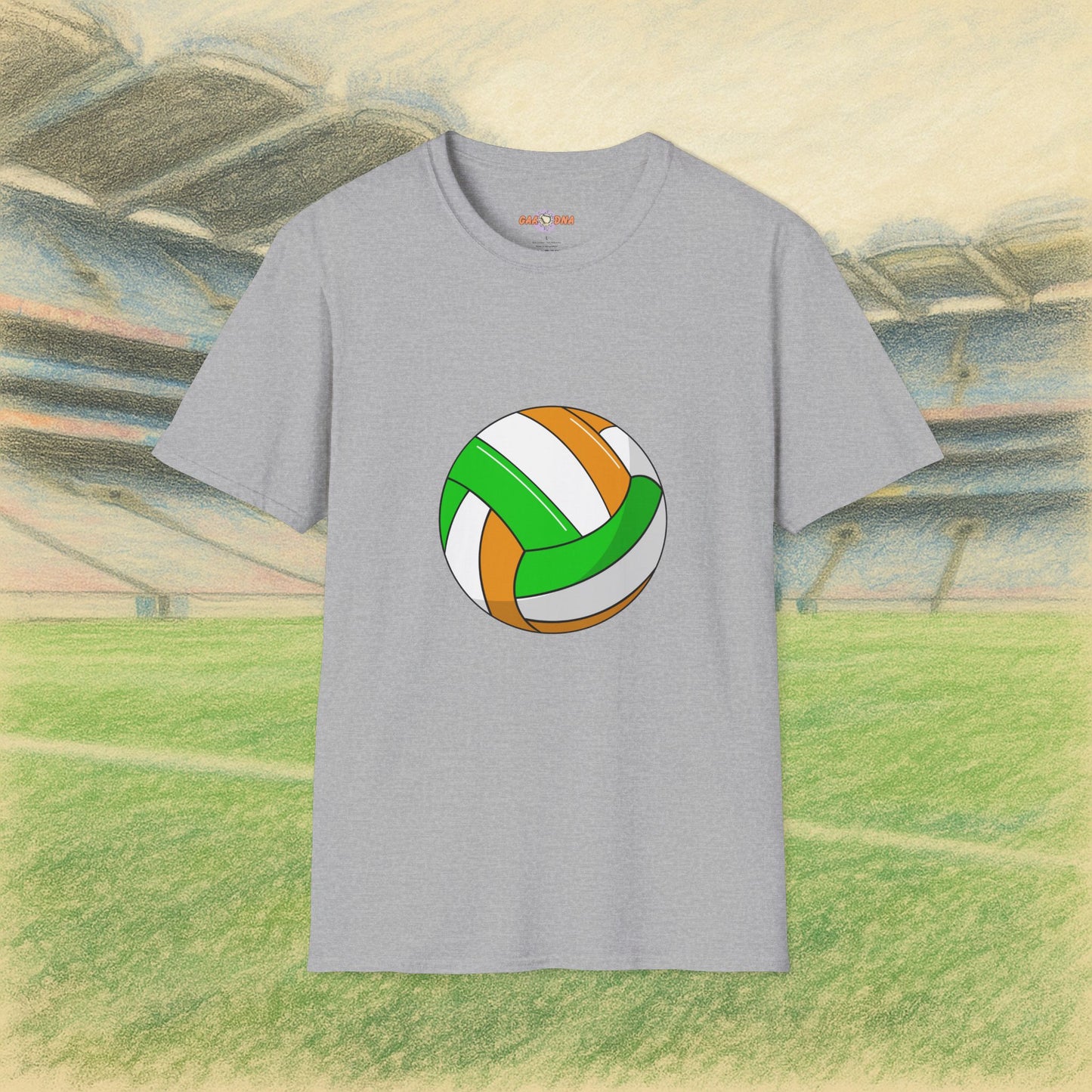 Customise Green, White & Gold Gaelic Football Tee