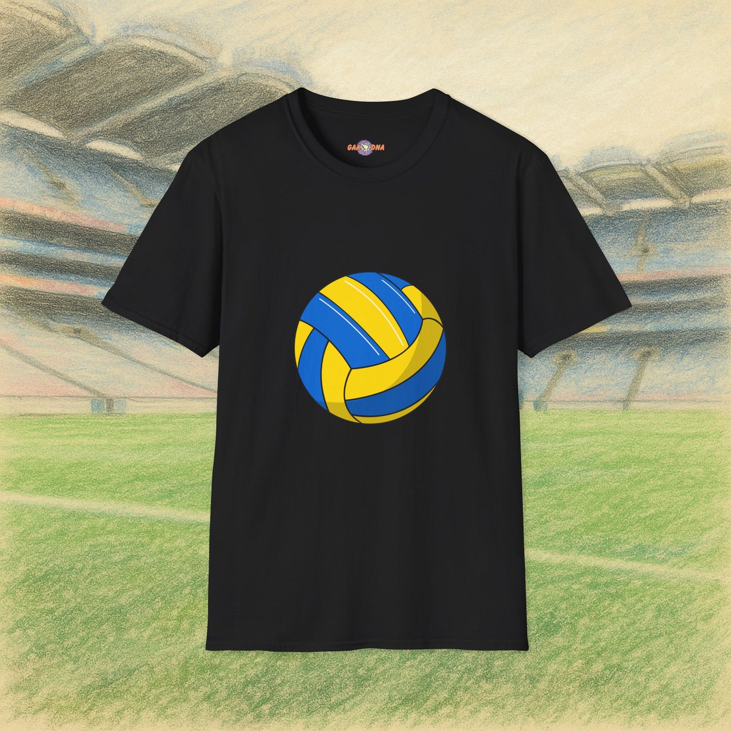 Custom Yellow & Blue Gaelic Tee