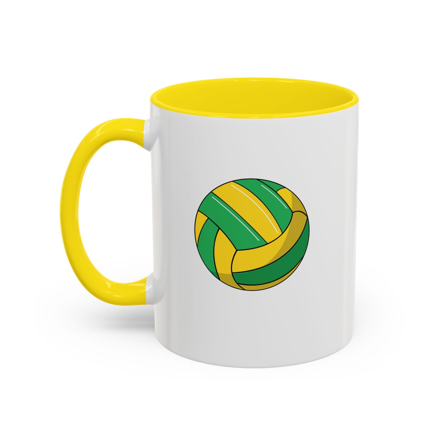 Custom Green & Yellow Gaelic Football Coffee Mug