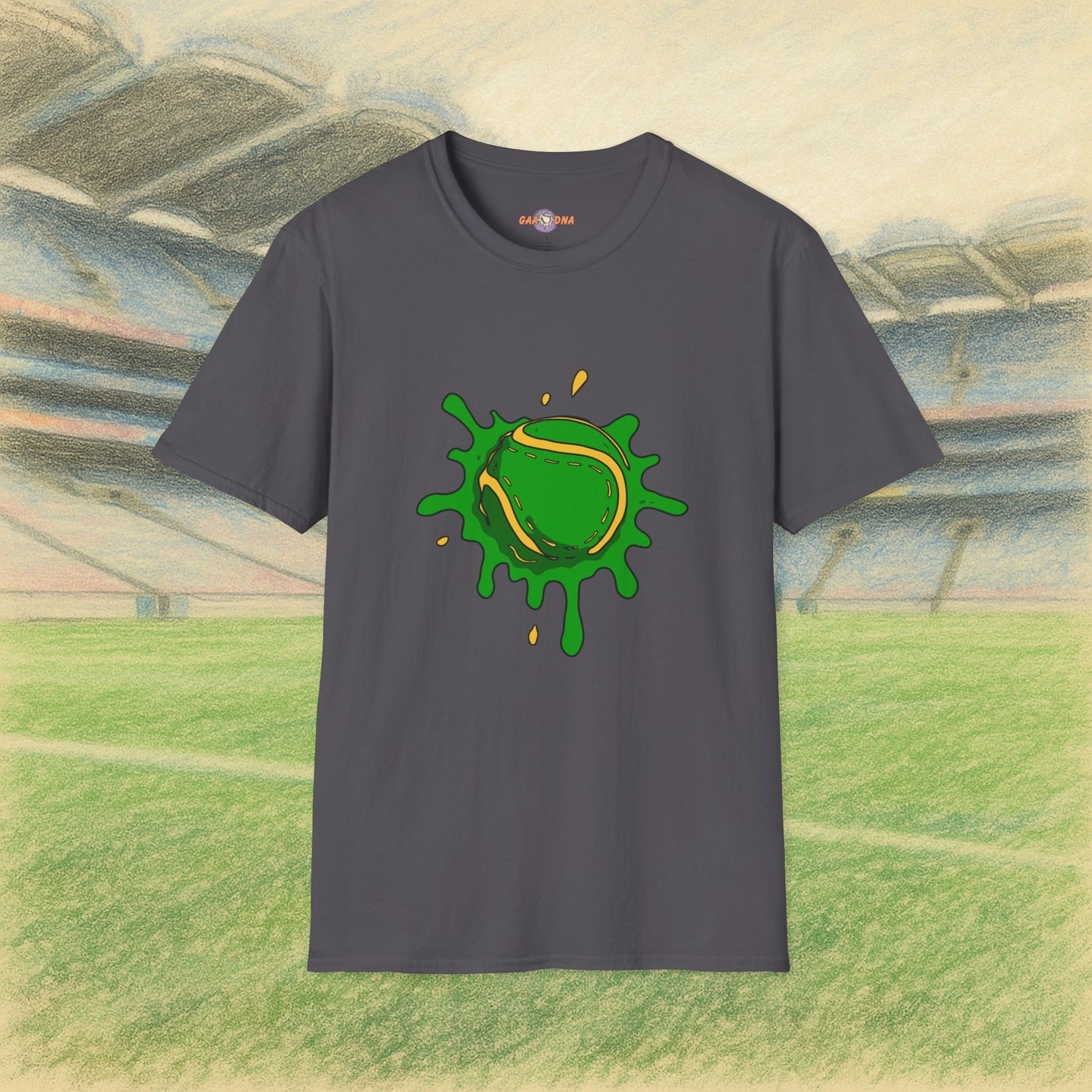 Green & Yellow Sliotar Splat!