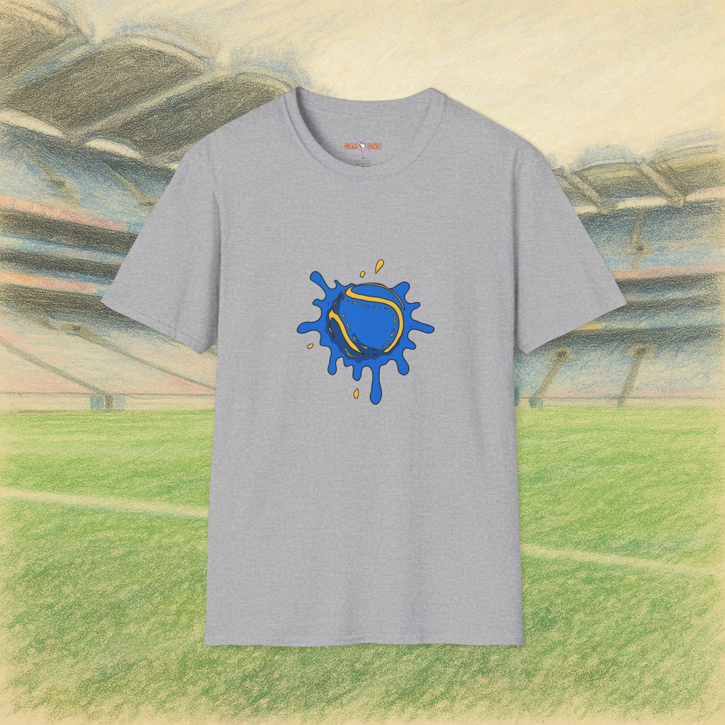 Yellow & Blue Sliotar Splat! Tee