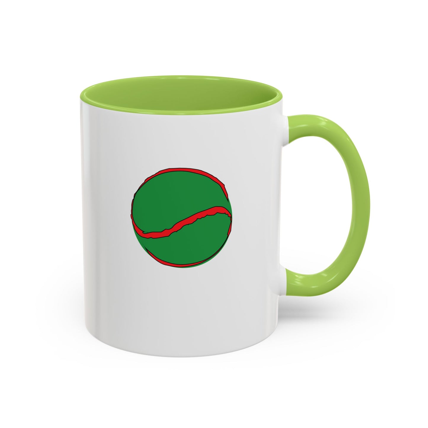 Customise Red & Green Sliotar Coffee Mug
