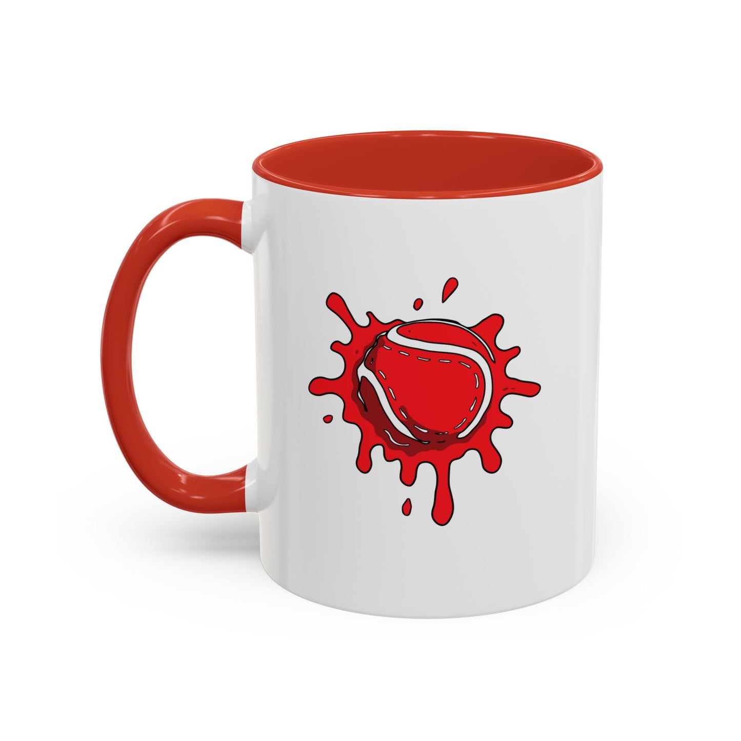 Red & White Sliotar Splat! Coffee Mug