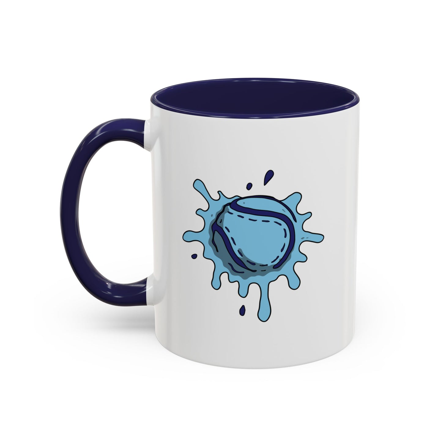 Navy & Blue Sliotar Splat! Coffee Mug