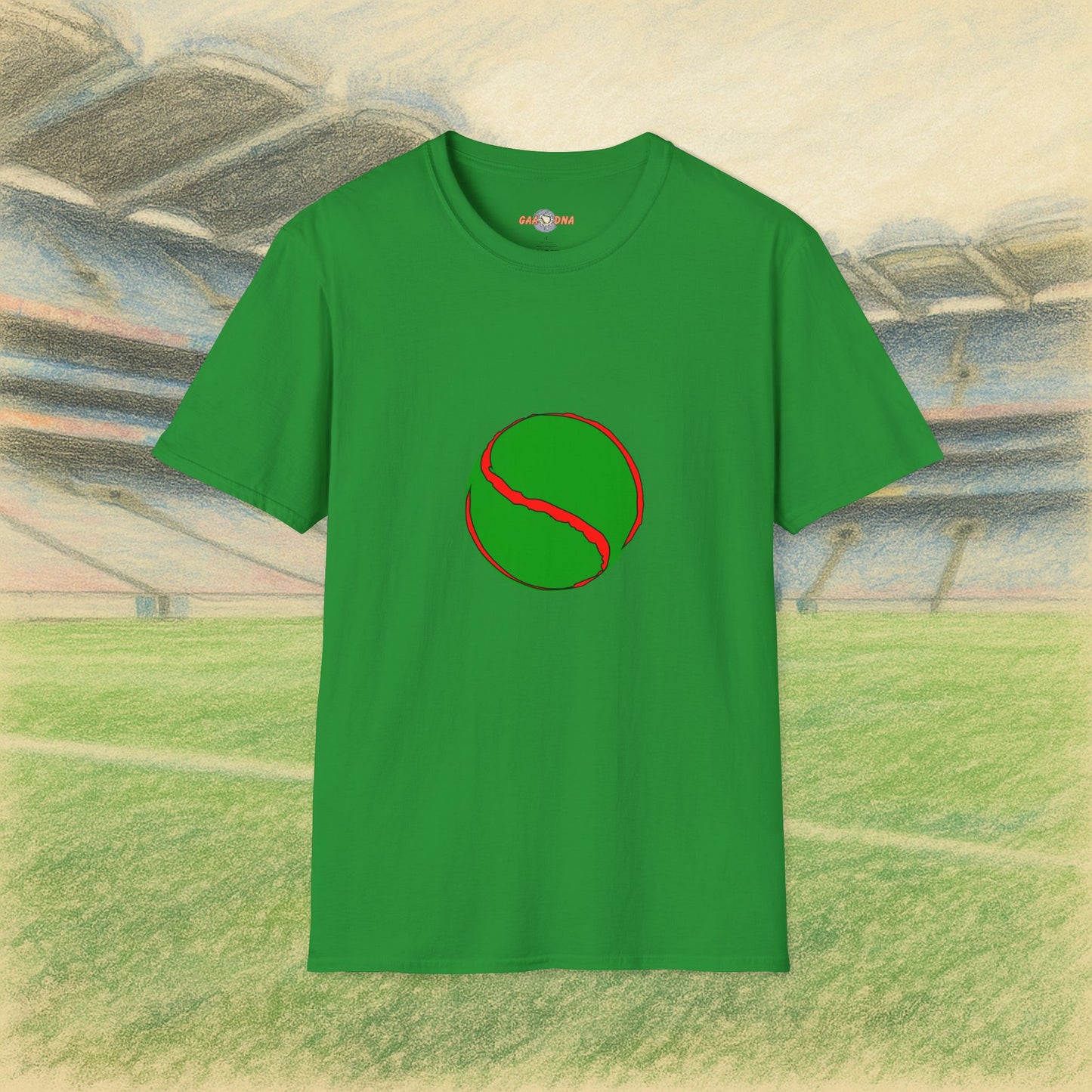Customise Red & Green Sliotar Tee