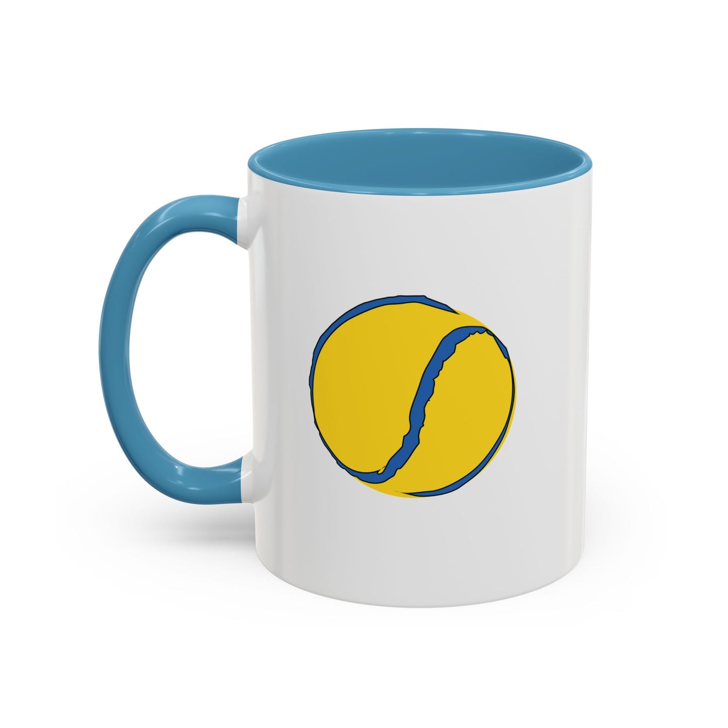Custom Yellow & Blue Sliotar Coffee Mug