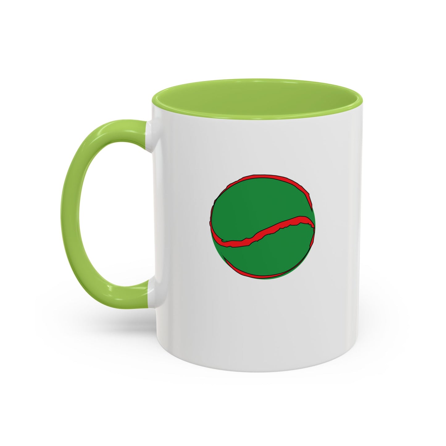 Customise Red & Green Sliotar Coffee Mug