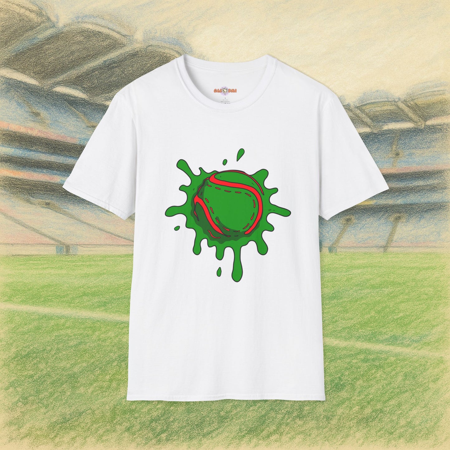 Red & Green Sliotar Splat! Tee