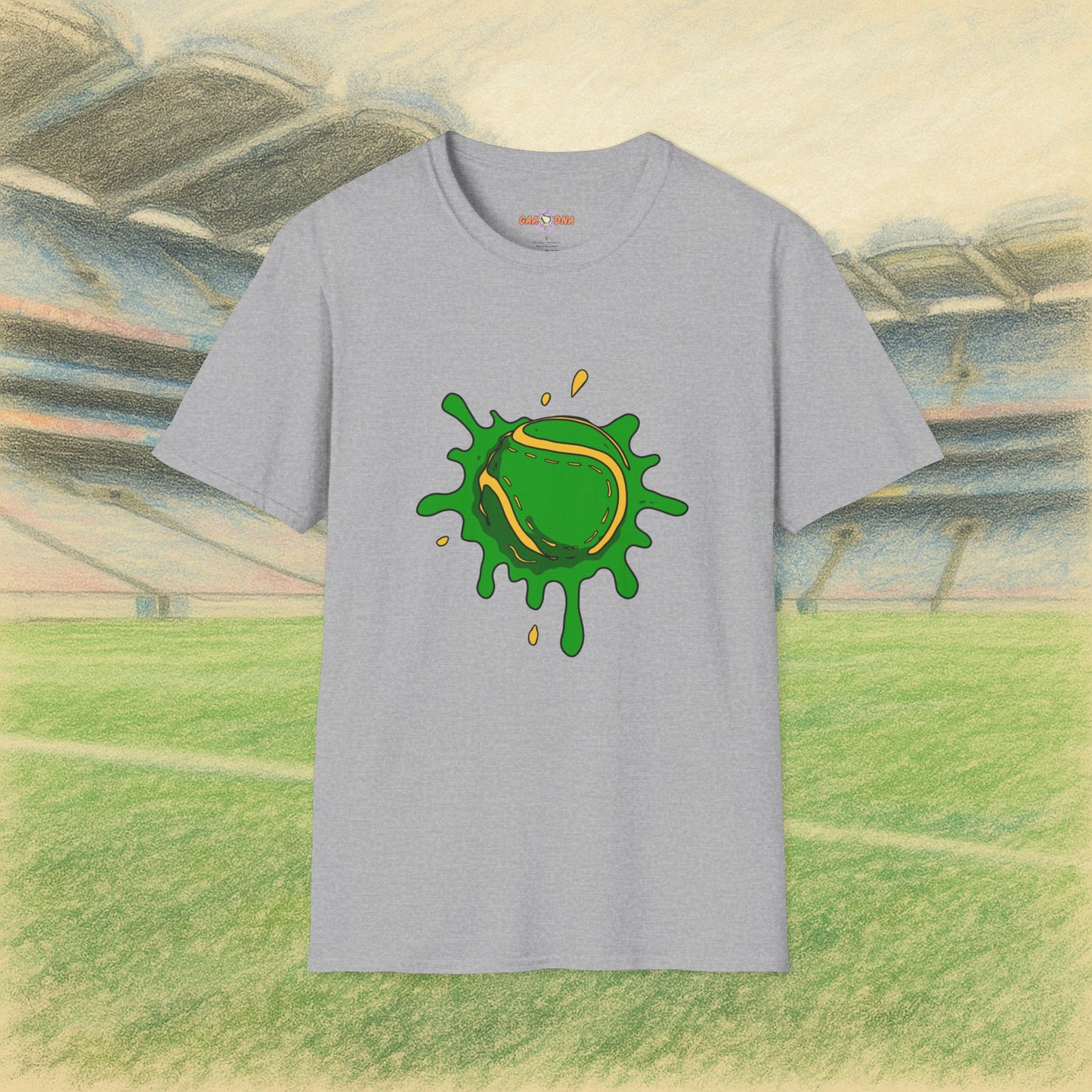 Green & Yellow Sliotar Splat!