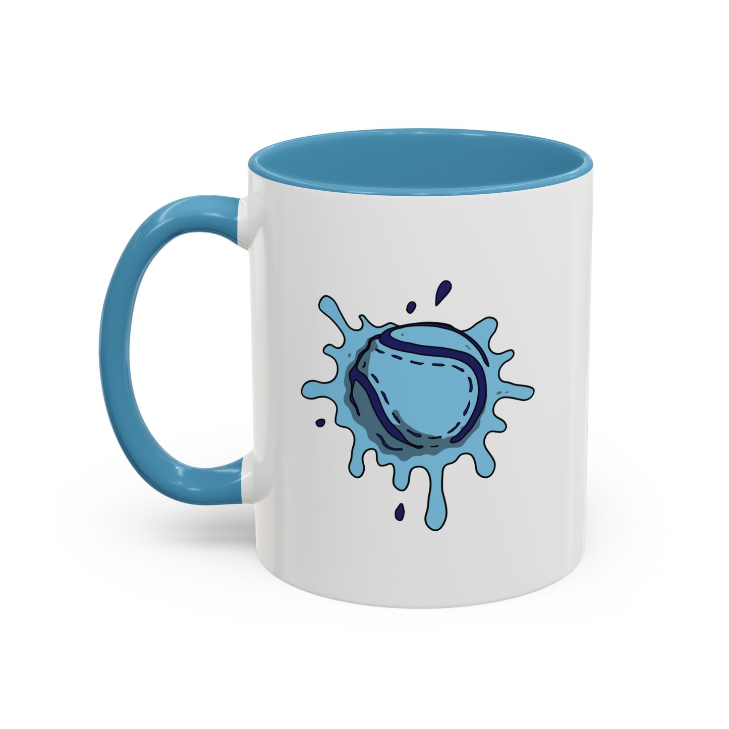 Navy & Blue Sliotar Splat! Coffee Mug