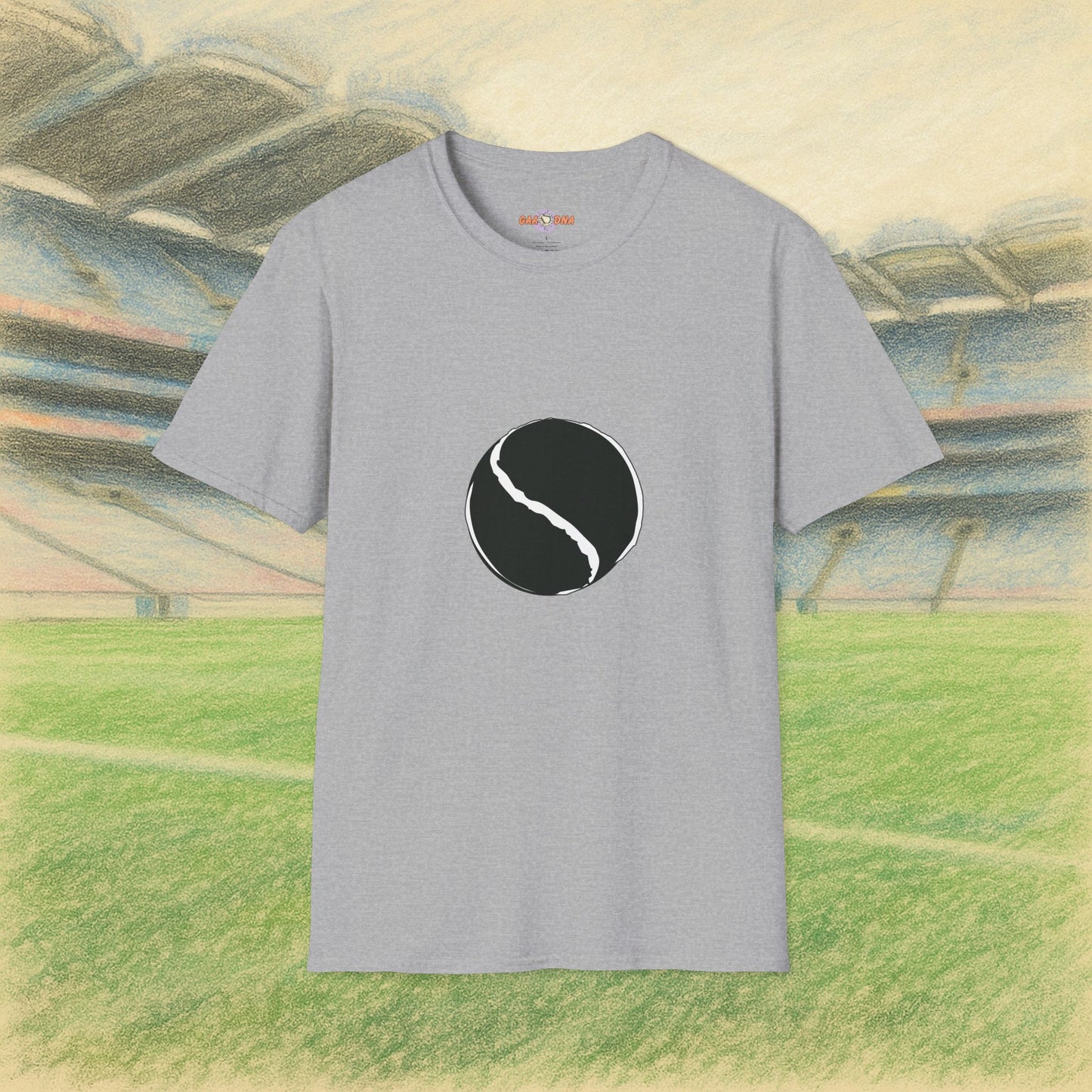 Customise Black & White Sliotar Tee