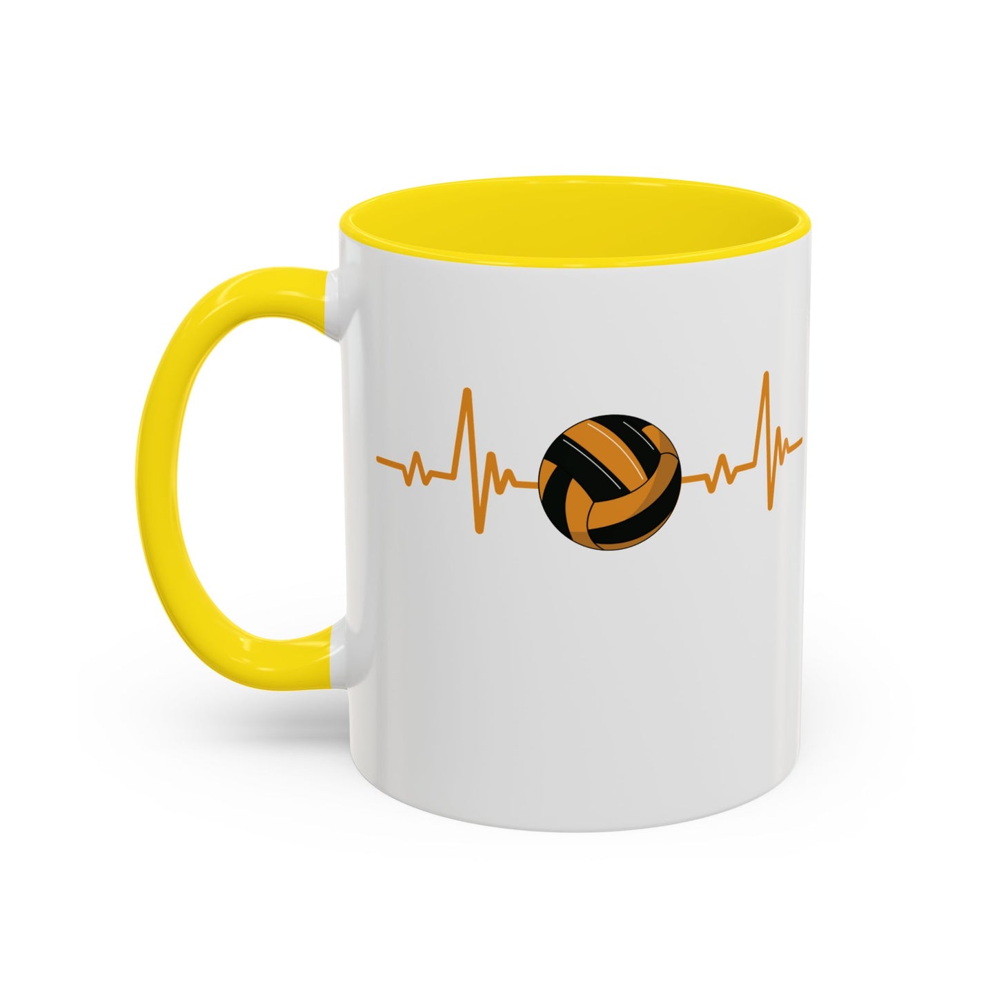 Black & Gold Gaelic Heartbeat Coffee Mug