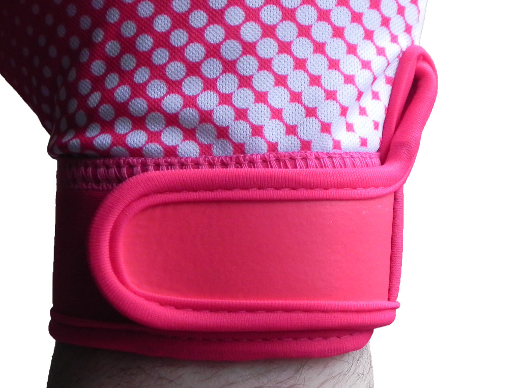 Pink / White Gaelic Football Gloves