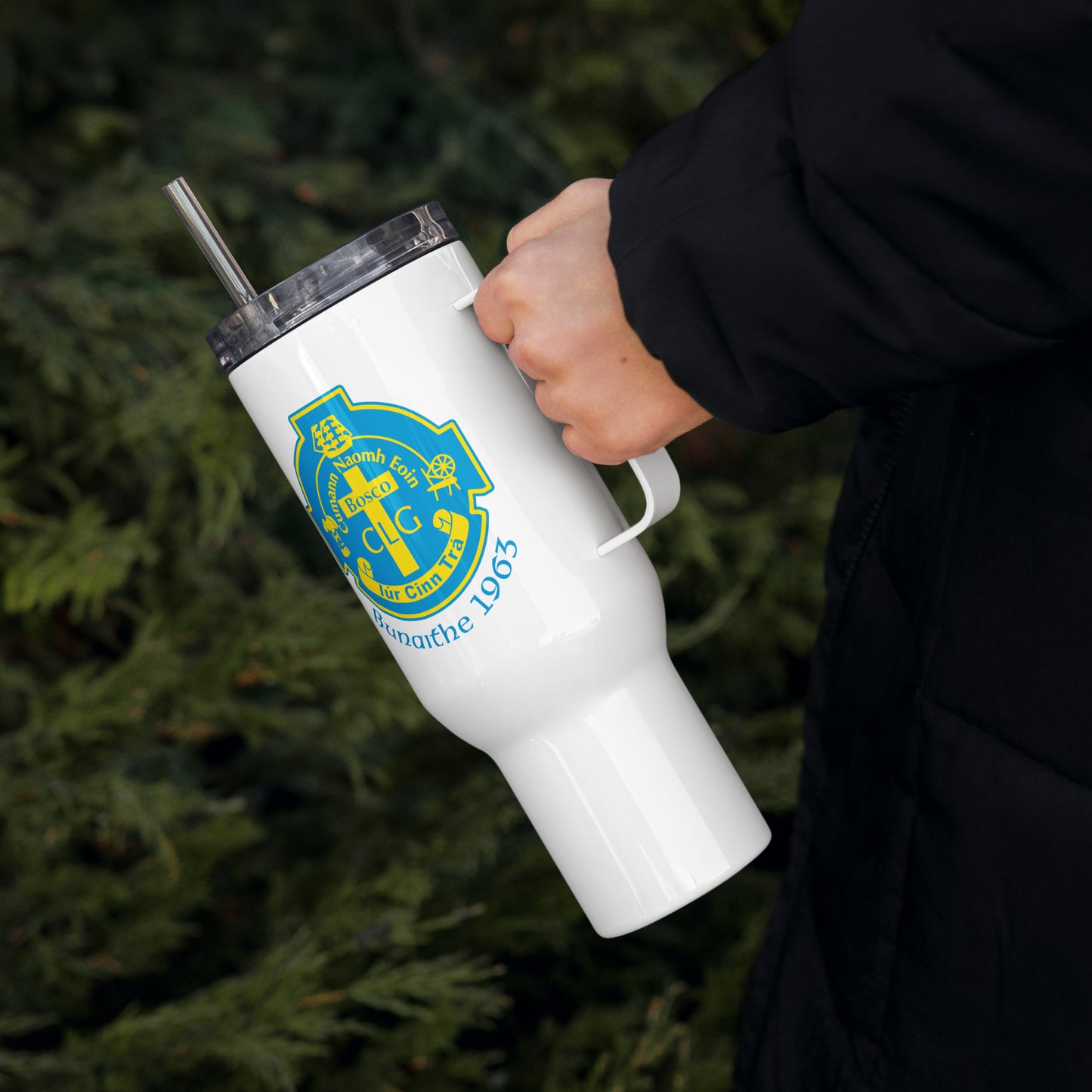 Bosco Travel mug with a handle