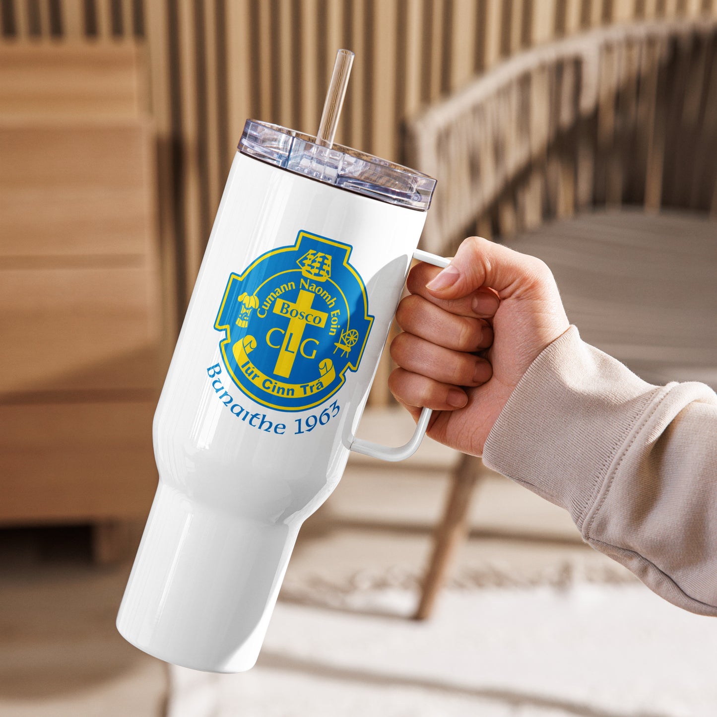 Bosco Travel mug with a handle