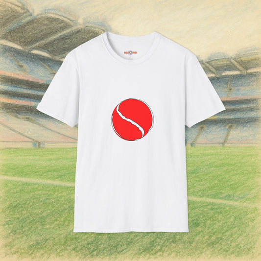 Customise Red & White Sliotar Tee