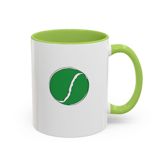 Customise Green & White Sliotar Coffee Mug