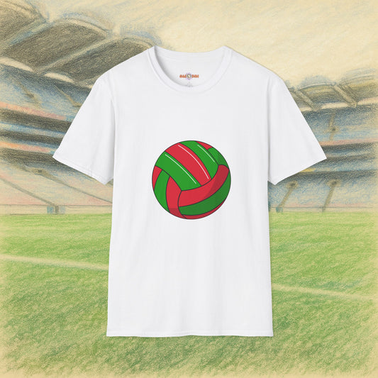 Customise Red & Green Gaelic Football Tee