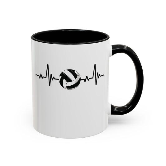 Black & White Gaelic Heartbeat Coffee Mug