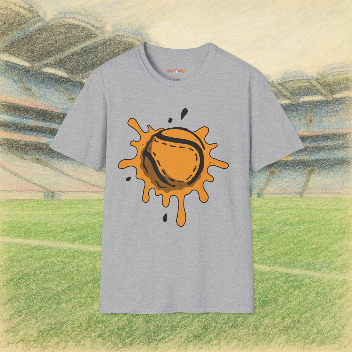 Black & Gold Sliotar Splat! Tee