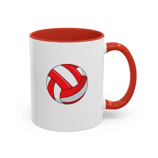 Customise Red & White Gaelic Football Coffee Mug