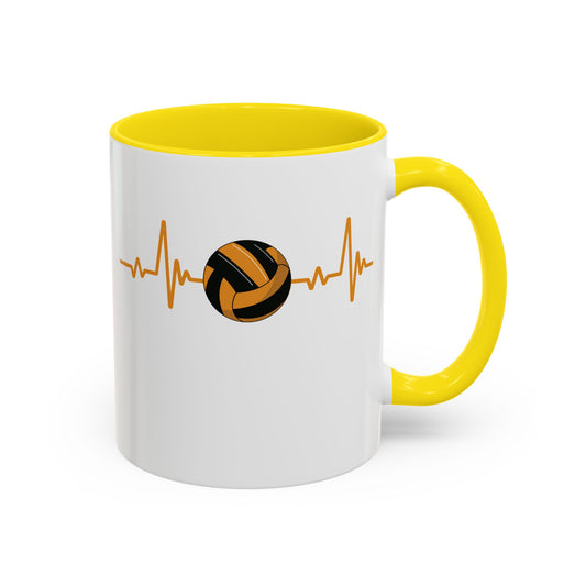 Black & Gold Gaelic Heartbeat Coffee Mug