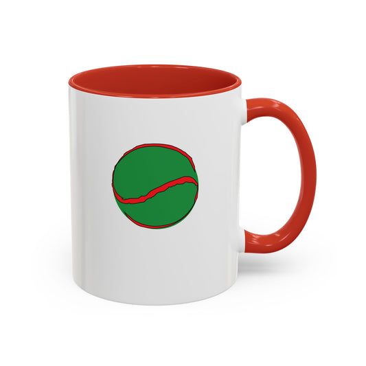 Customise Red & Green Sliotar Coffee Mug