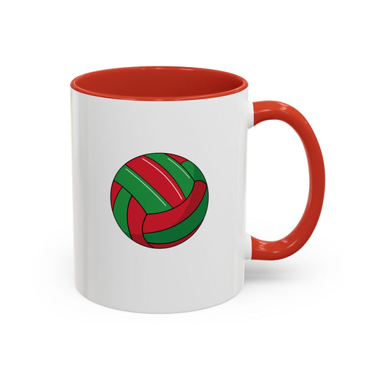 Customise Red & Green Gaelic Football Coffee Mug