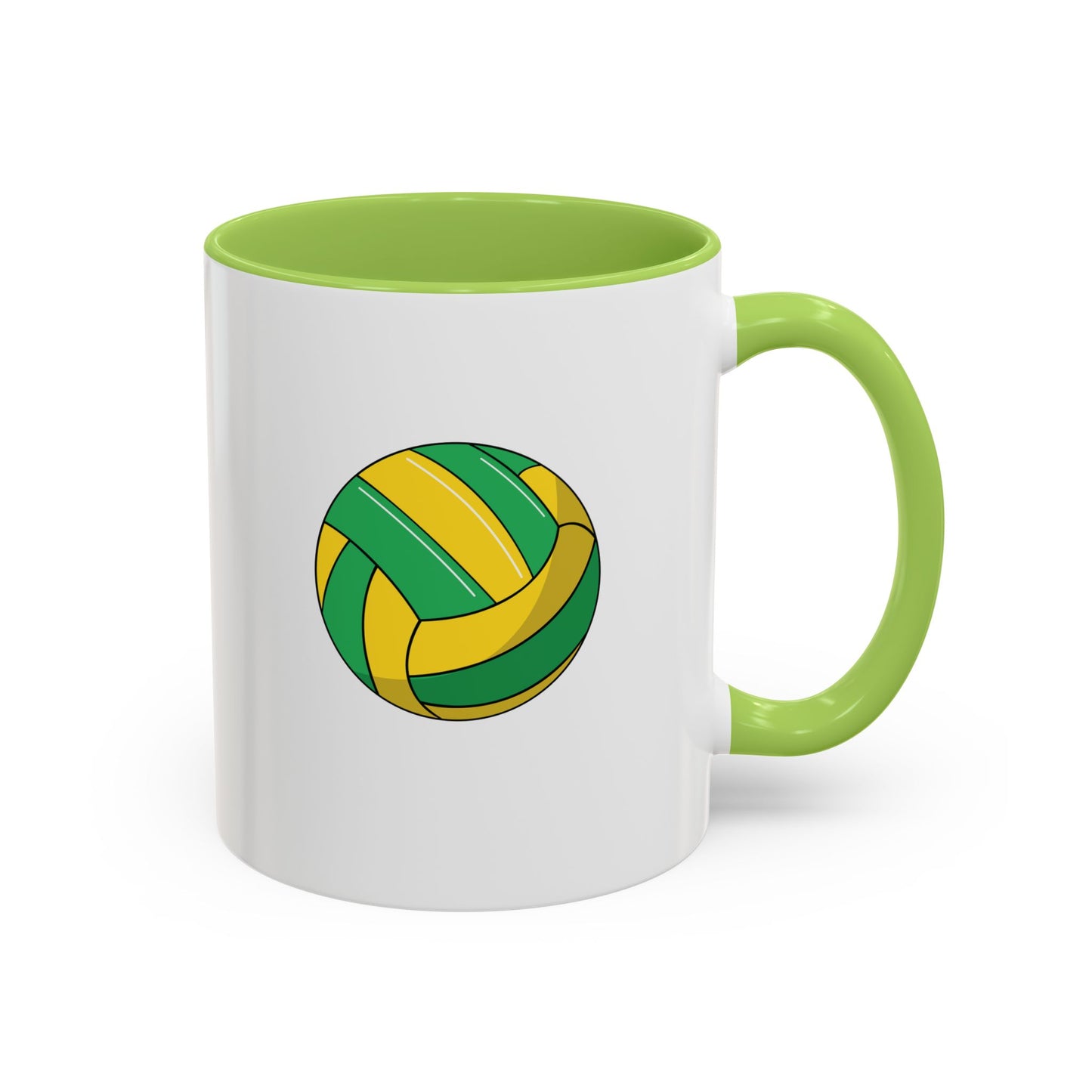 Custom Green & Yellow Gaelic Football Coffee Mug