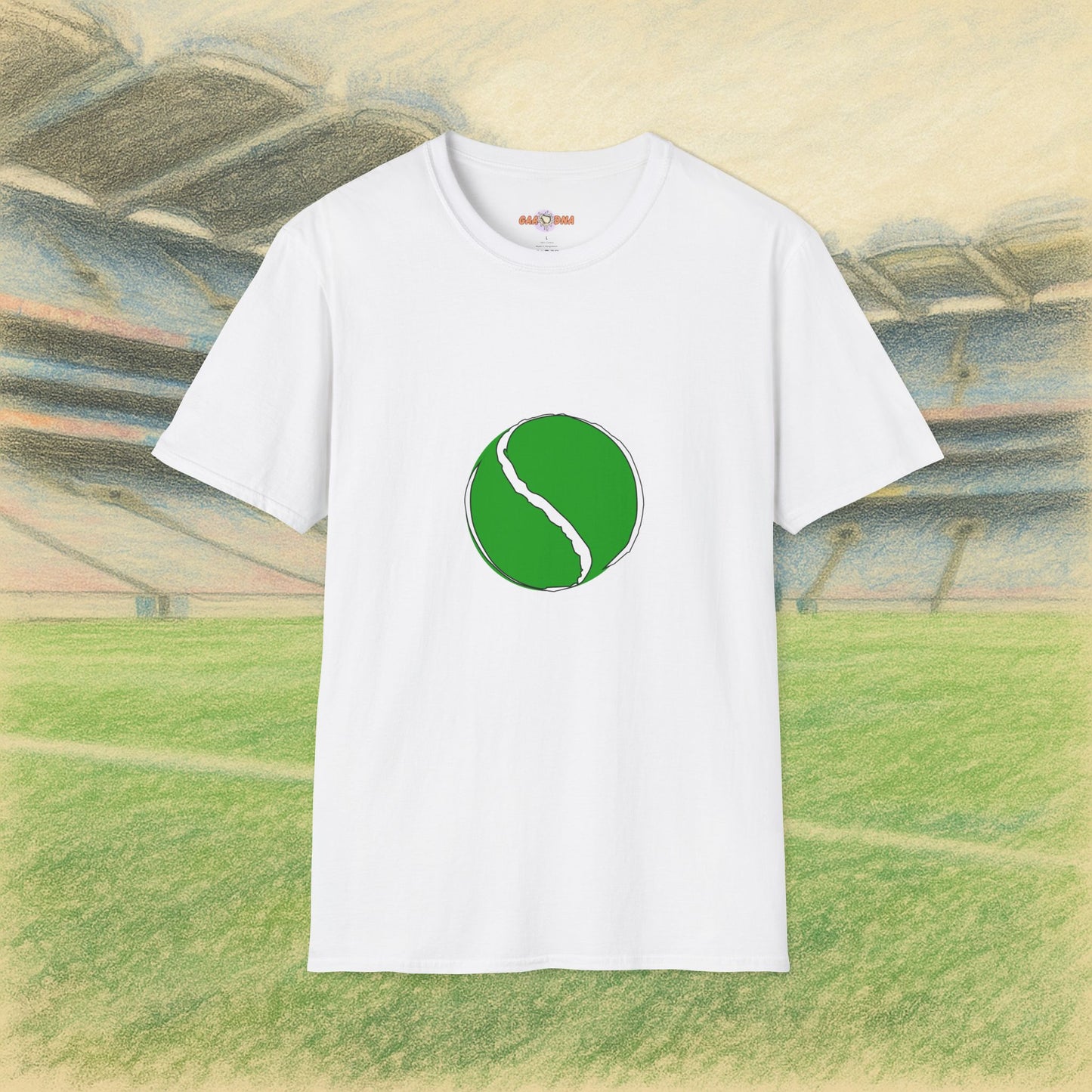 Customise Green & White Sliotar Tee