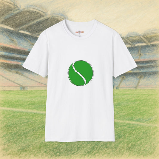 Customise Green & White Sliotar Tee