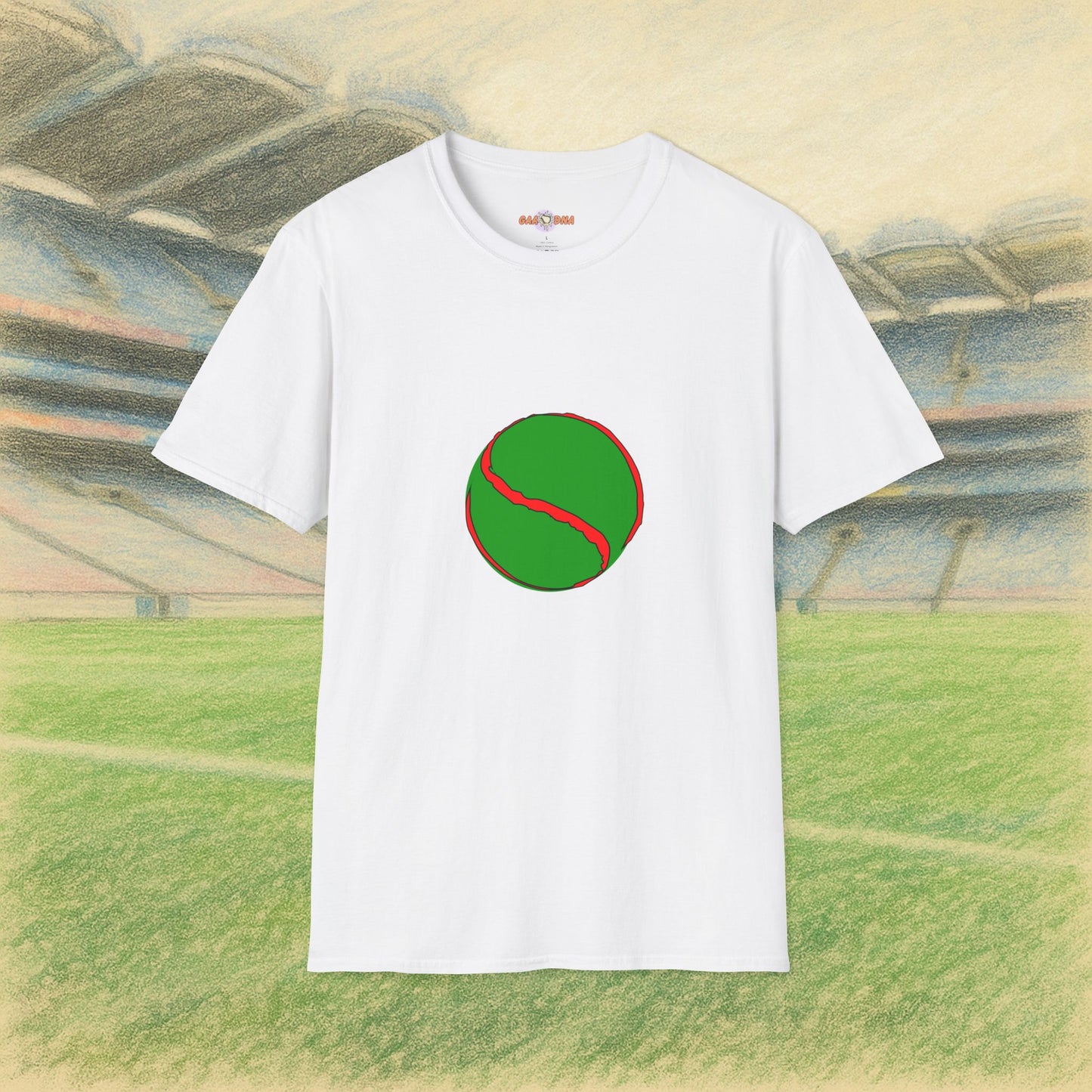 Customise Red & Green Sliotar Tee