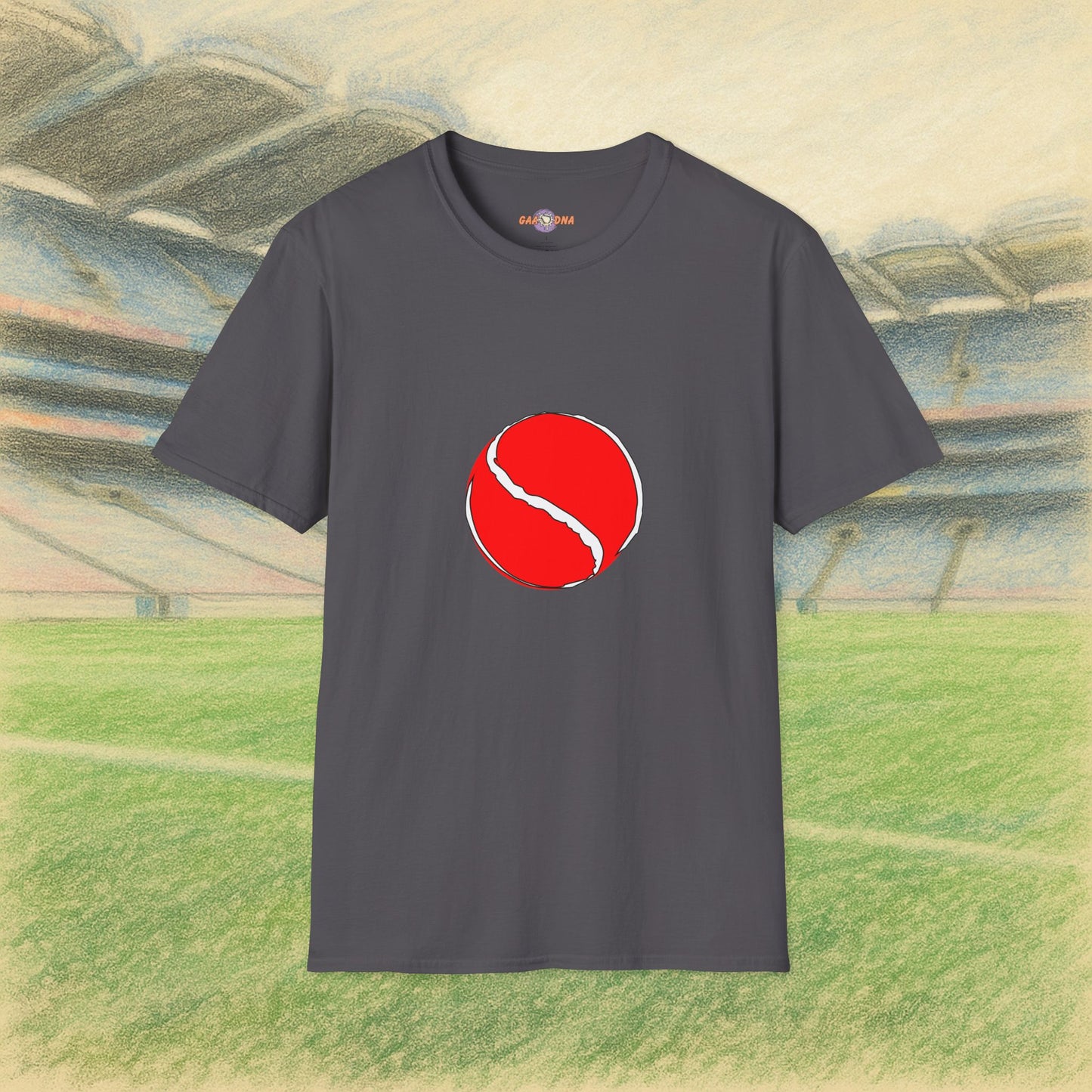 Customise Red & White Sliotar Tee