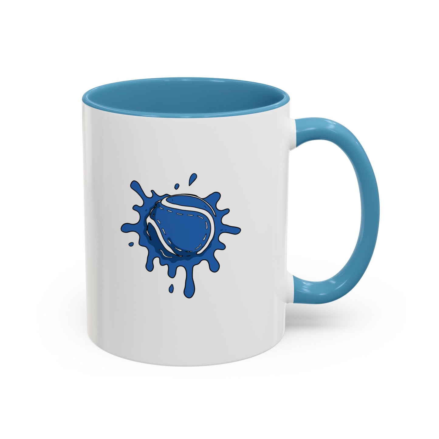Blue & White Sliotar Splat! Coffee Mug