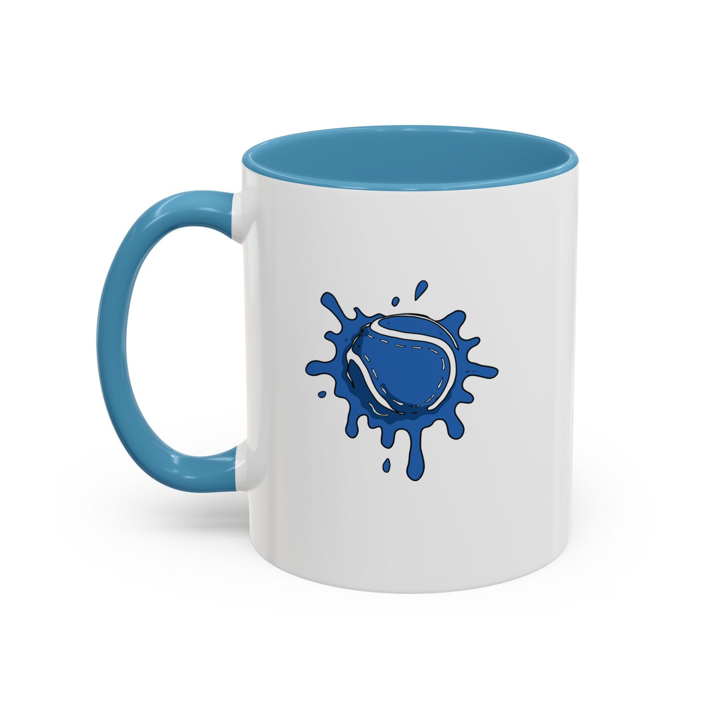 Blue & White Sliotar Splat! Coffee Mug