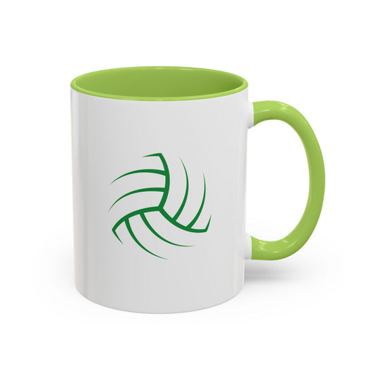 Customise Green & White Gaelic Football  Coffee Mug