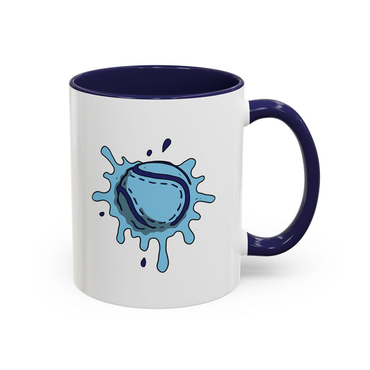 Navy & Blue Sliotar Splat! Coffee Mug